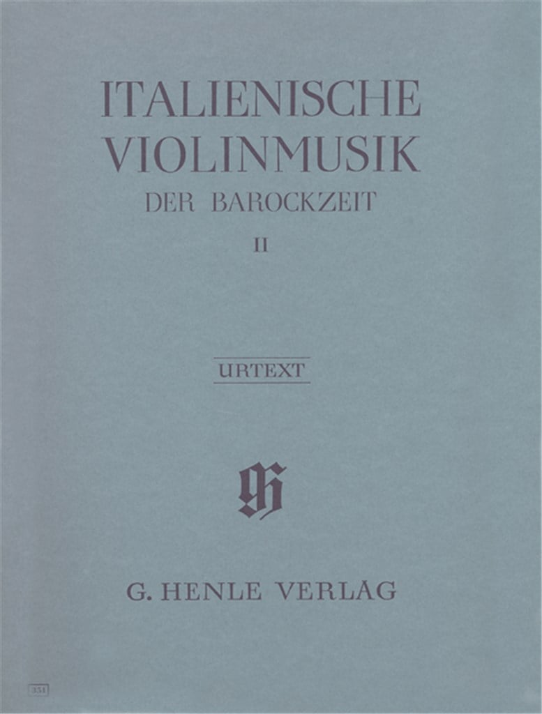 Italienische Violinmusik der Barockzeit 2